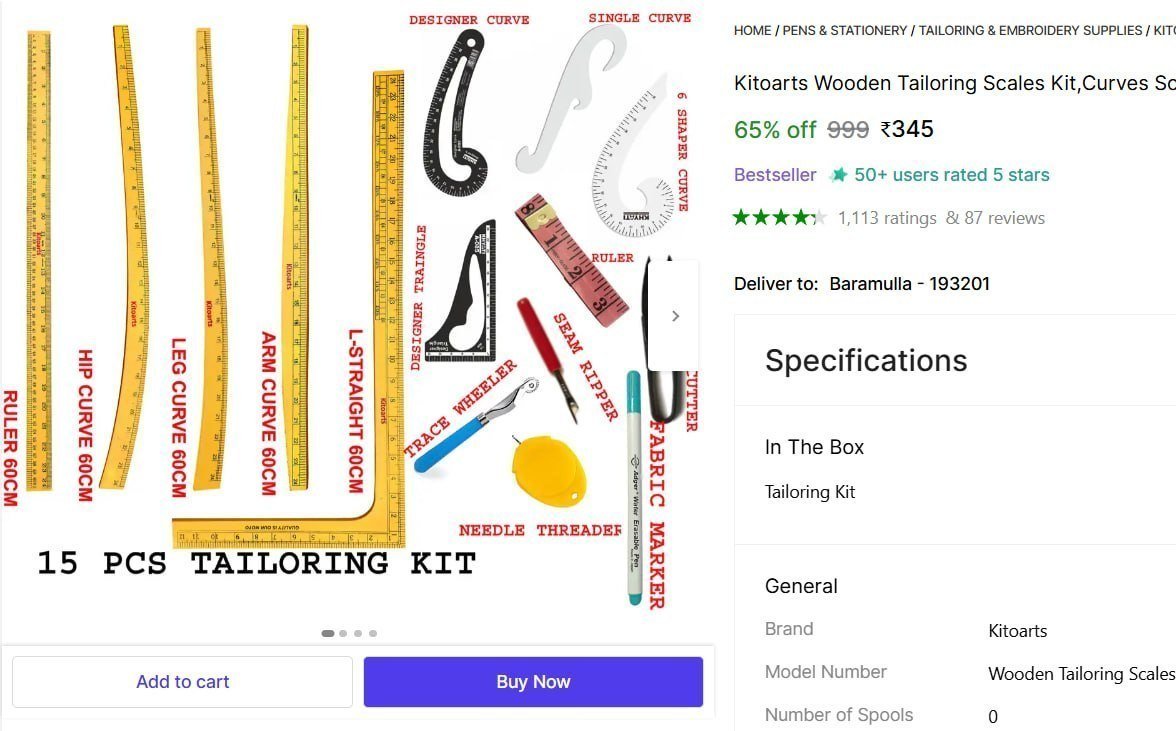 (15pcs) Sewing Kit 345