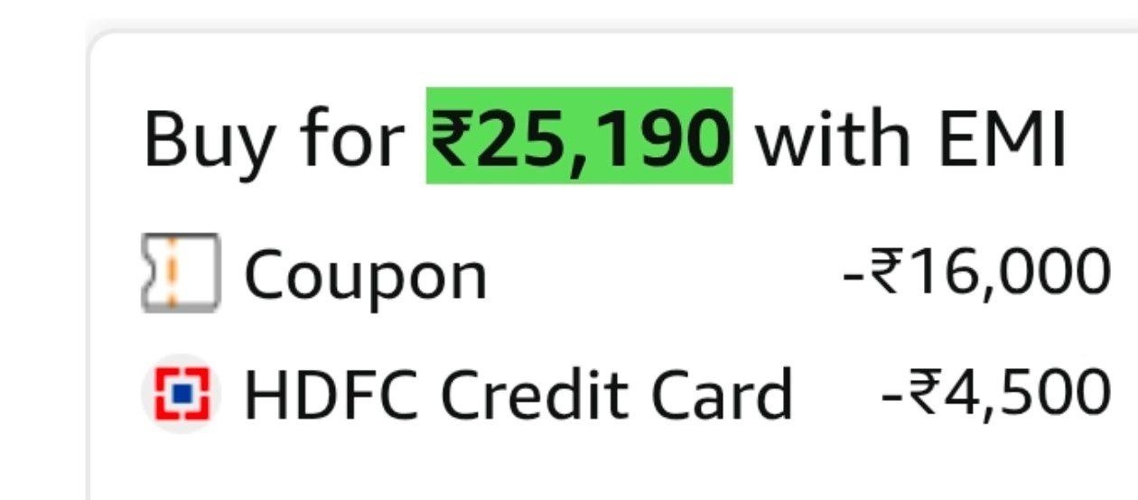 16000 Coupon4 500 With Hdfc Bank