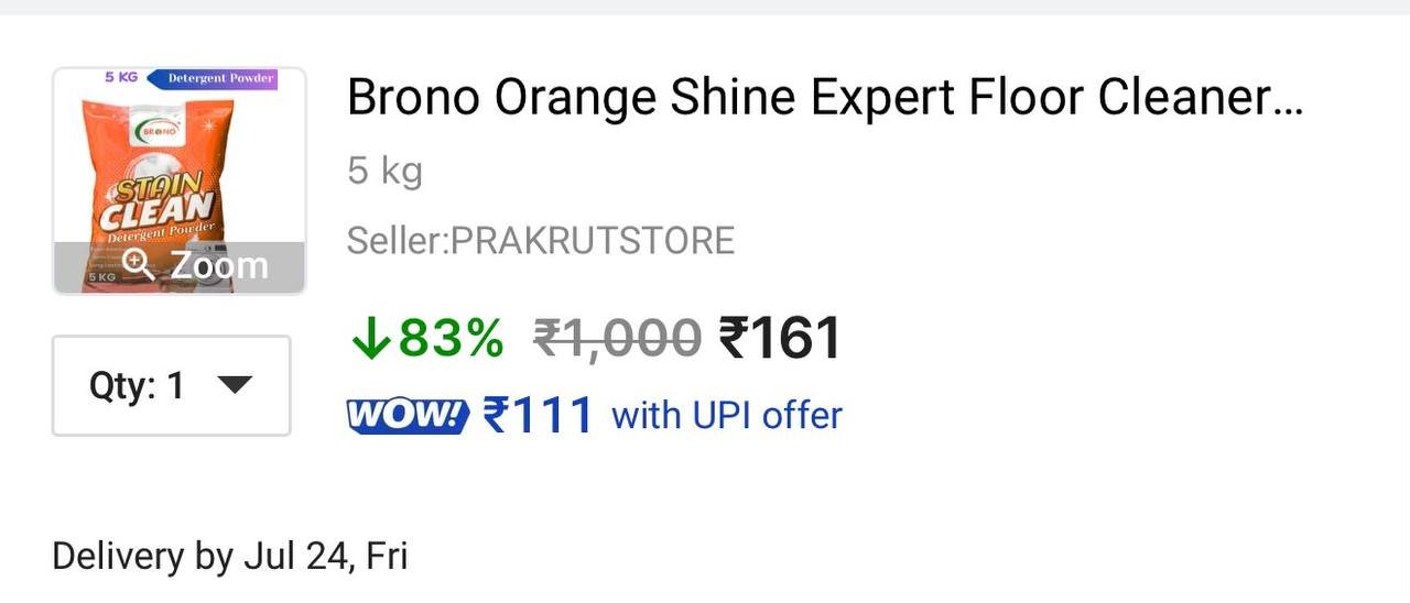 161 Detergent Powder 5kg