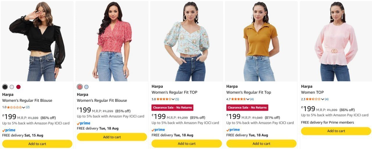 199 Harpa Women Clothing