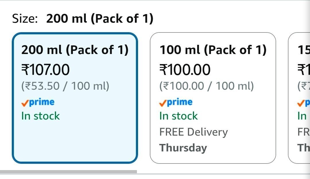 ( 200 Ml )100 Ml 100