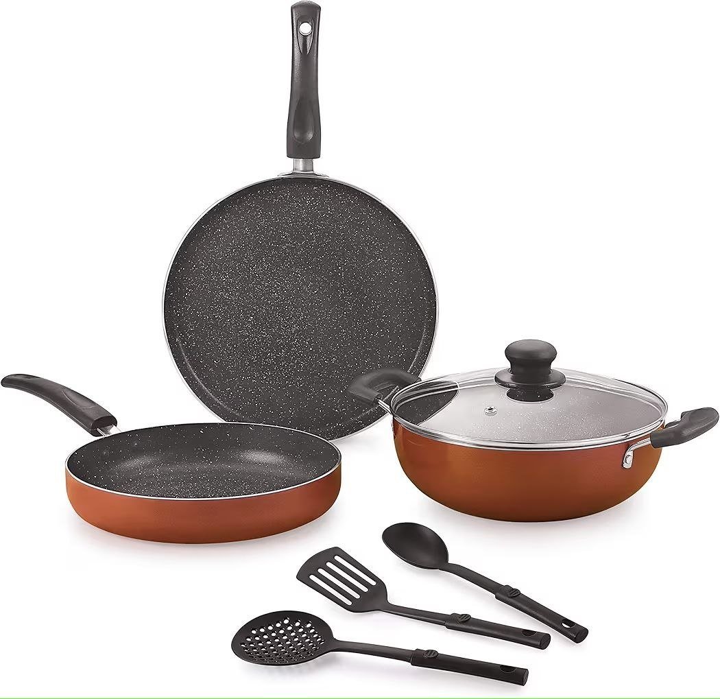 231nirlon Brownie Granite 7-piece Aluminum No
