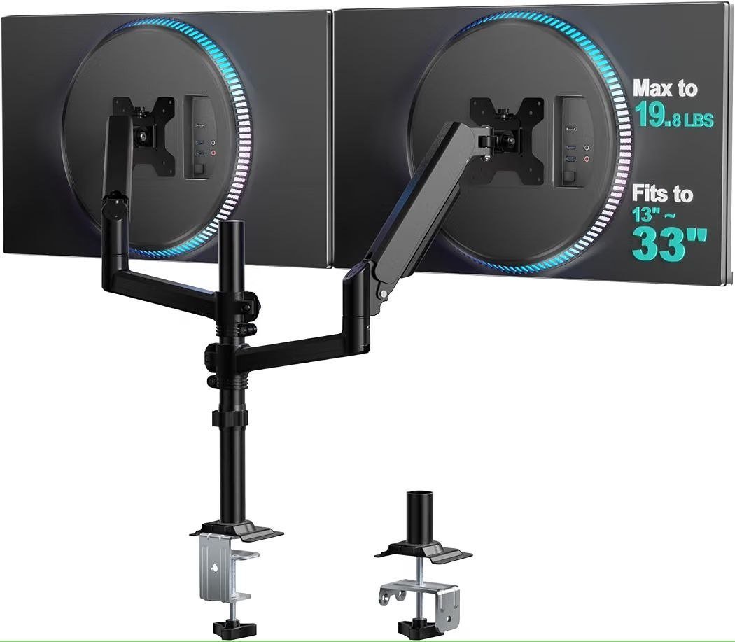 251wali Dual Monitor Mount 13-32 Inch Adjusta