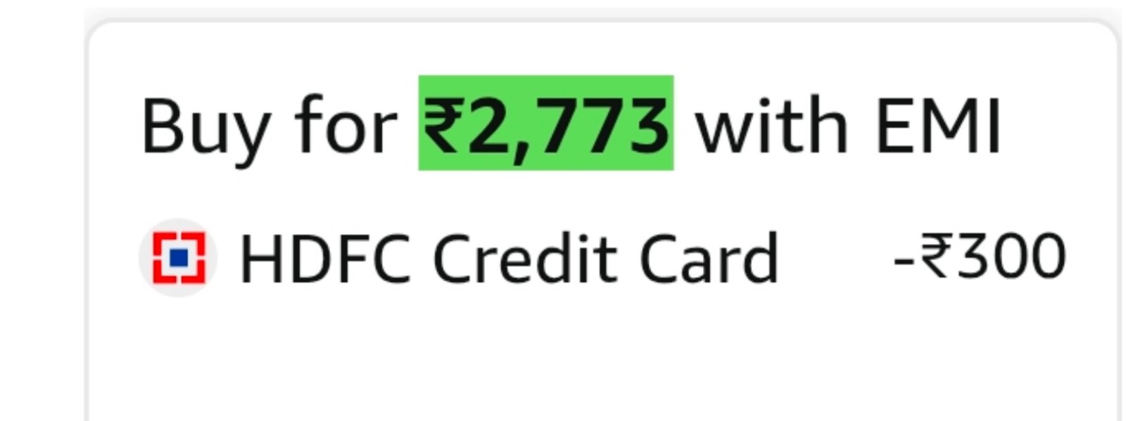 2773300 With Hdfc Cc