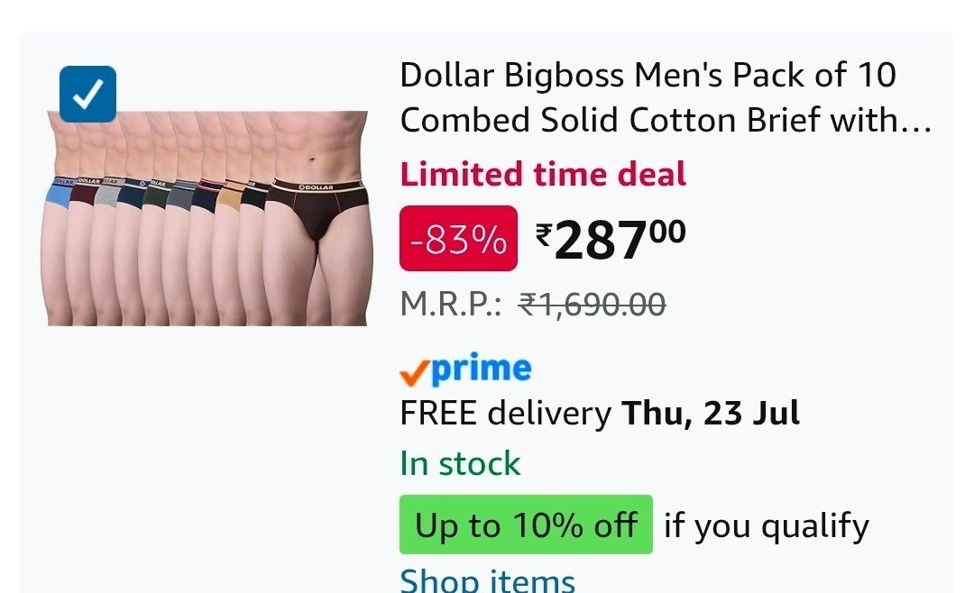 287 ( Pack Of 10 ) 28 - Per Peice