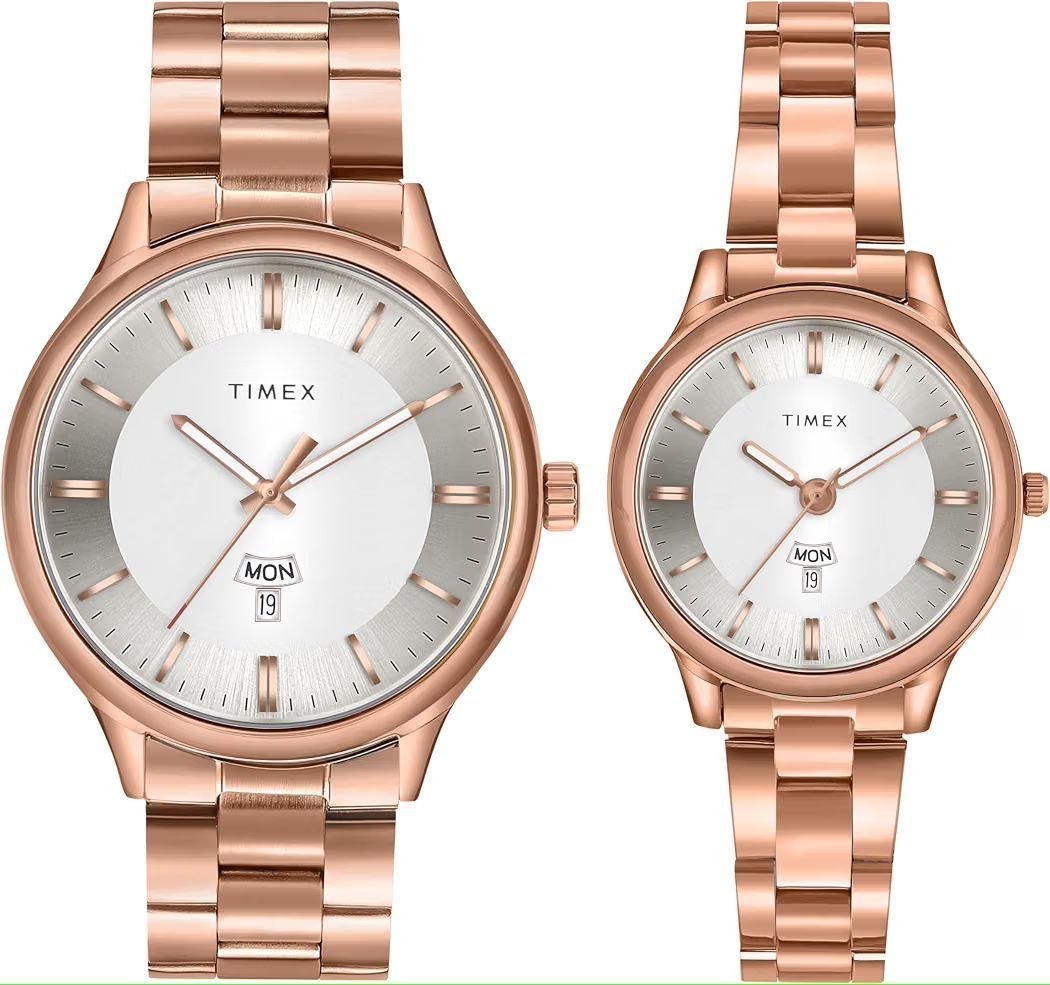 297timex Analog Watch For Pair With Round Dia