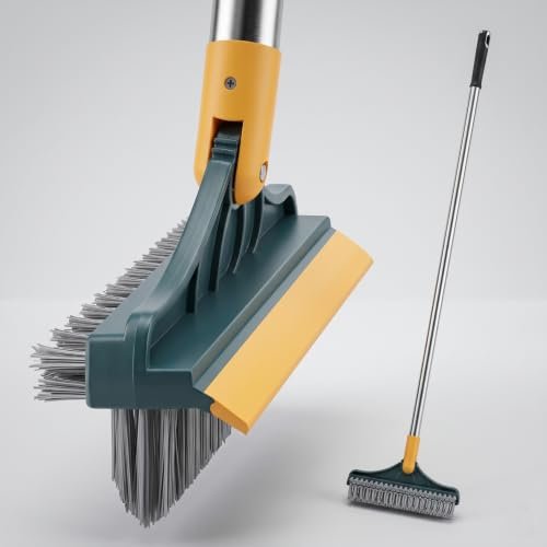 3-in-1 Bathroom Cleaning Brush With Wiper - B