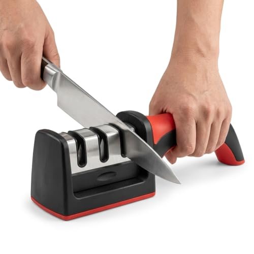 3-stage Manual Knife Sharpener For Kitchen Kn