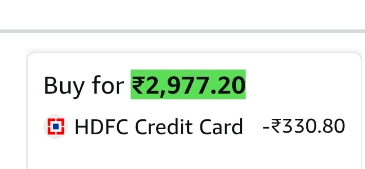 330 With Hdfc Cc