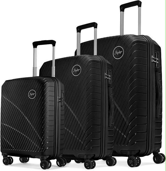 349skybags Streax Set Of 3 (s M L) Hard Case 