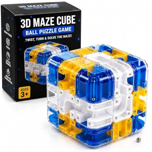 3d Maze Cube Ball Puzzle Game For Kids Adults