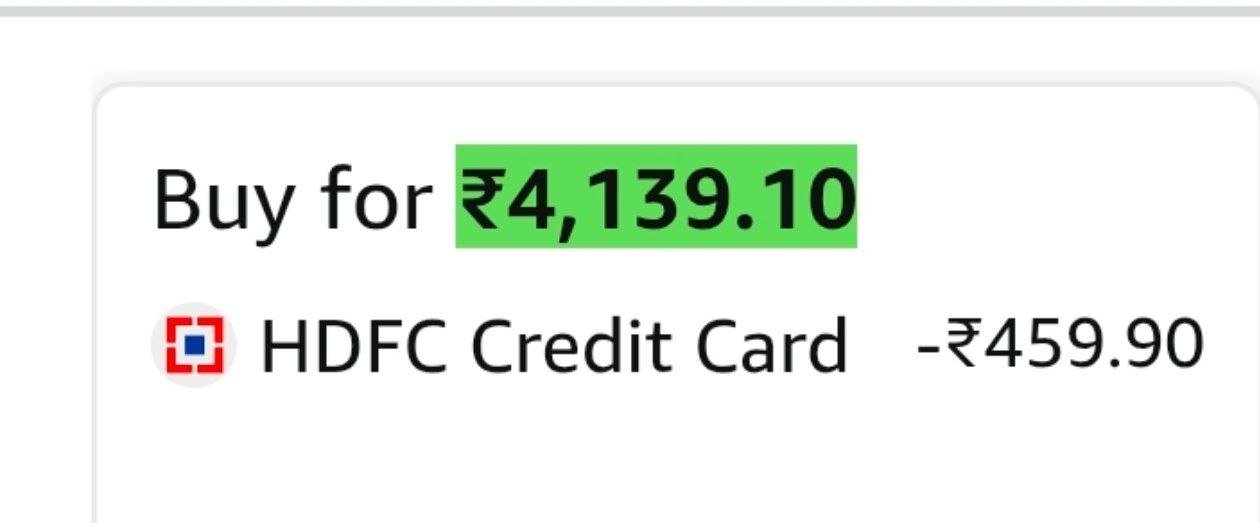 4139459 With Hdfc Cc
