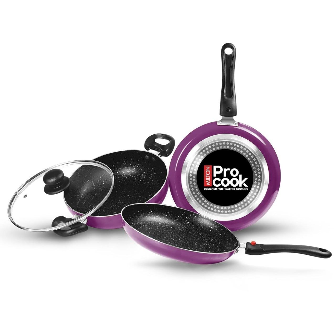 463milton Pro 3-piece Non-stick Cookware Set