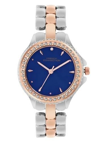496french Connection Women Blue Dial Analogue
