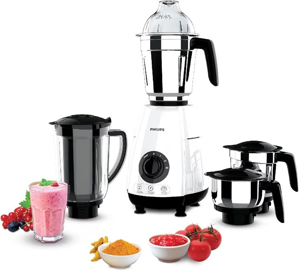 Philips Mixer Grinder With Stainless Steel Jars offer on Deals Heaven