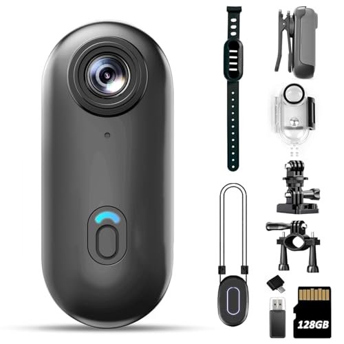 4k Mini Body Camera 128gb - Action Body Cam With A