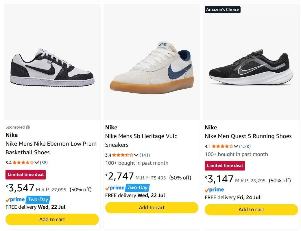 50 On Nike Shoes Men Women