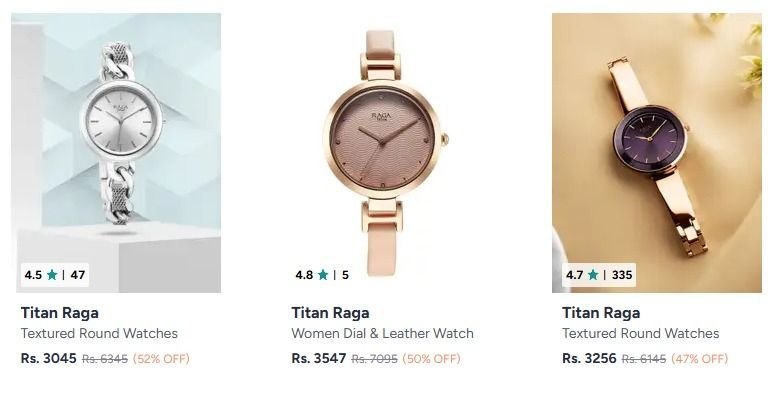 52 On Titan Raga Watches