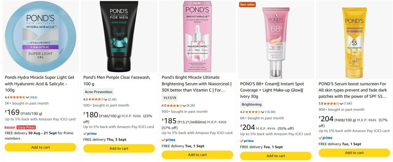 56 On Pond Beauty Products