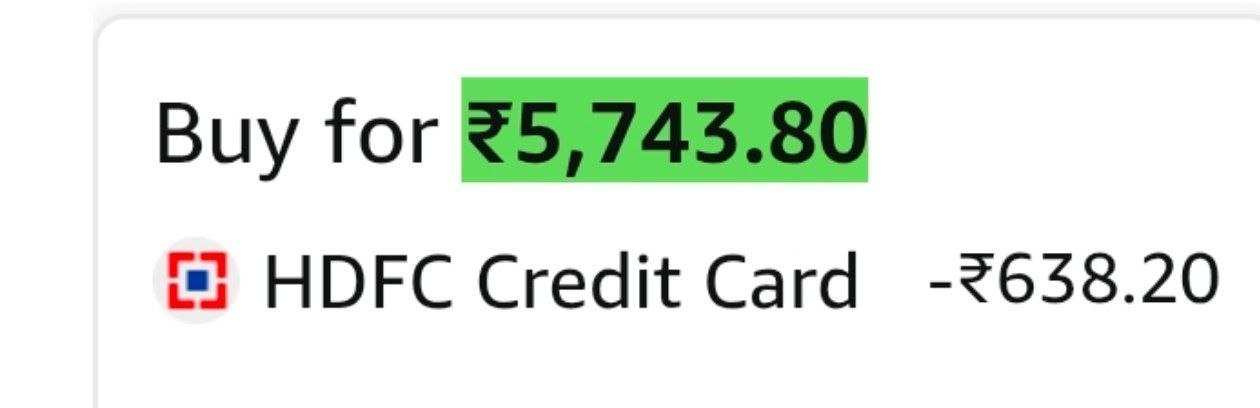 5743638 With Hdfc Cc