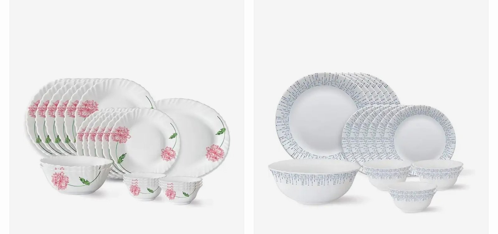60-65 On Larah By Borosil Dinner Set