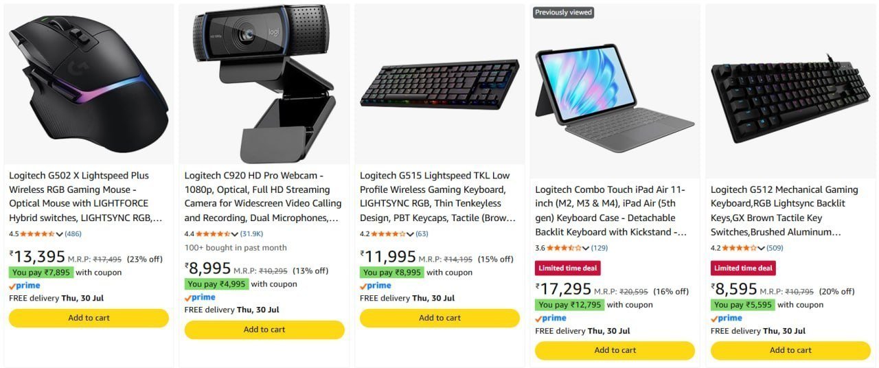 6000 On Logitech