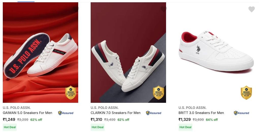 62 On U S Polo Assn Mens Sneakers