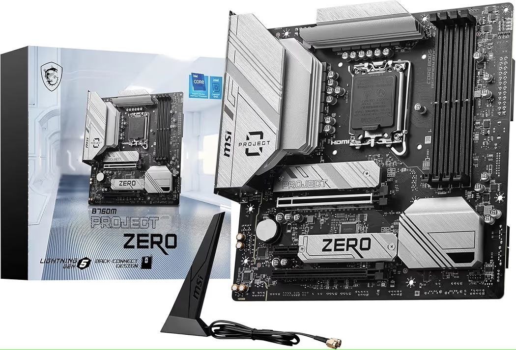 635msi B760m Project Zero Back-connect Micro-