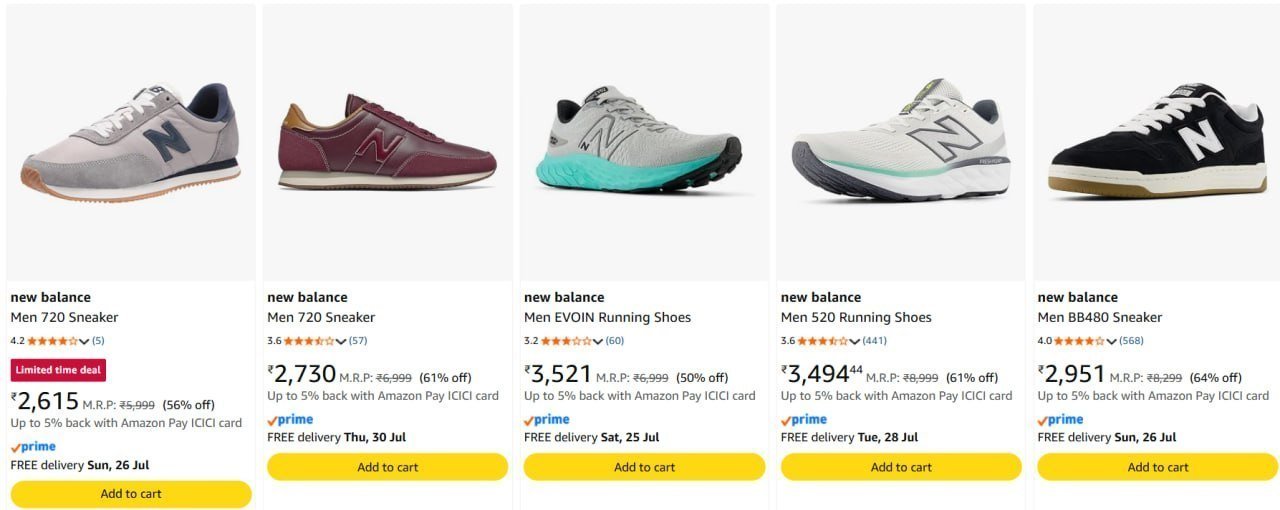 64 On New Balance Shoes Men Women