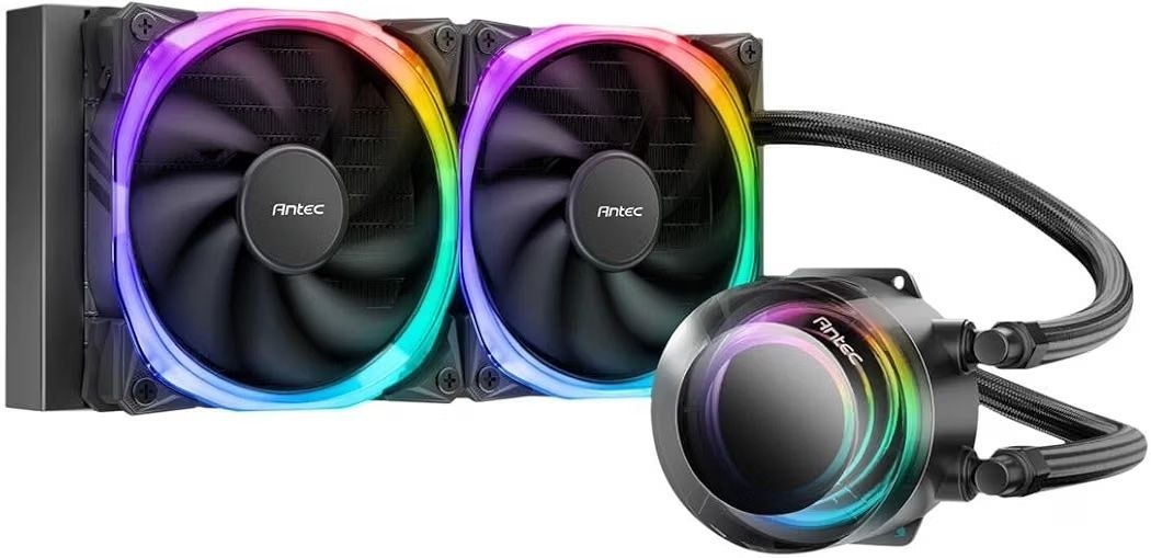 680antec Vortex 240mm Argb All In One Liquid Cpu Cooler With Aluminum