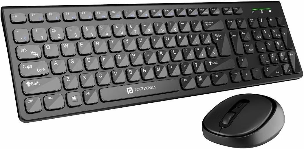 699portronics Key7 Combo Wireless Keyboard Mo