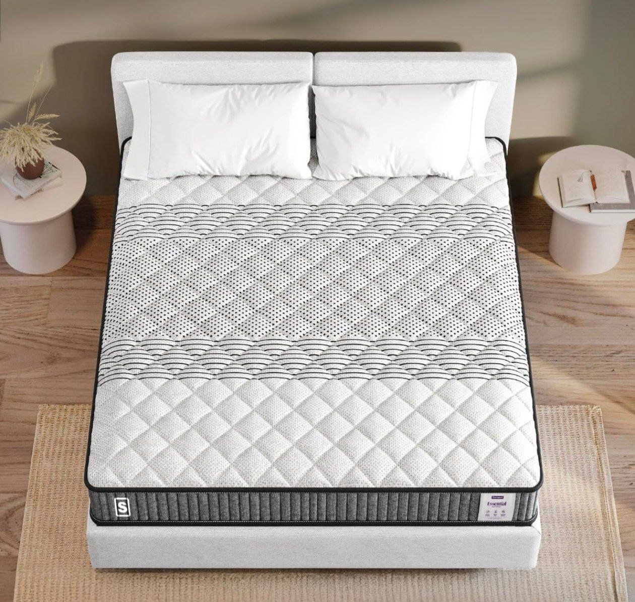 699springwel Essential Reversible 4 Inch Mattress 