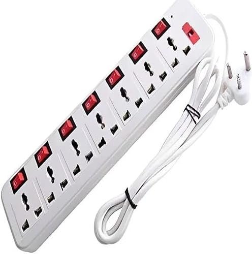 7 Universal Socket Extension Board With Each 