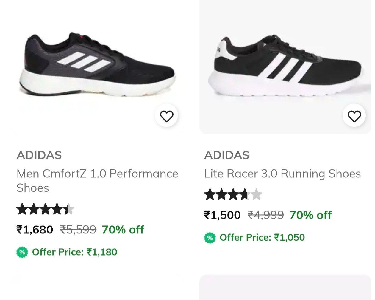 70 On Adidas