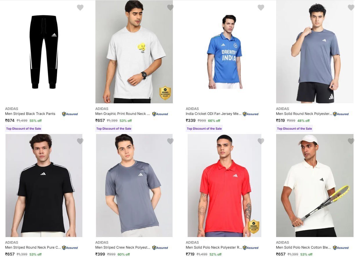 70 On Adidas Sport Wear