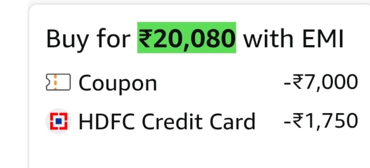 7000 Coupon1 750 With Hdfc Credit Card