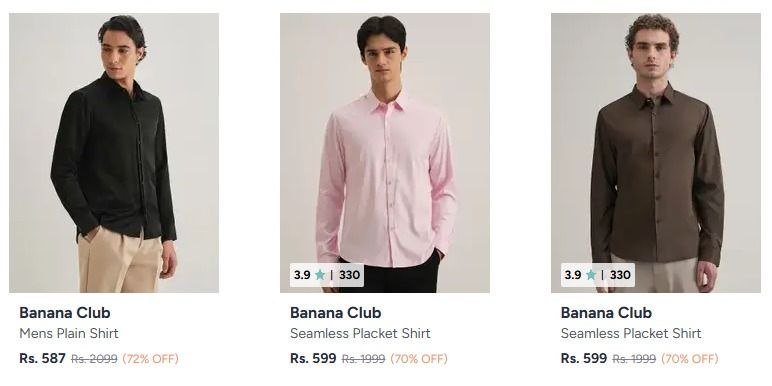 72 On Banana Club Men S Shirts