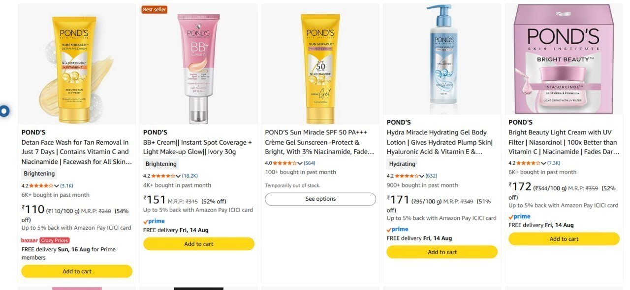 72 On Pond Beauty Products