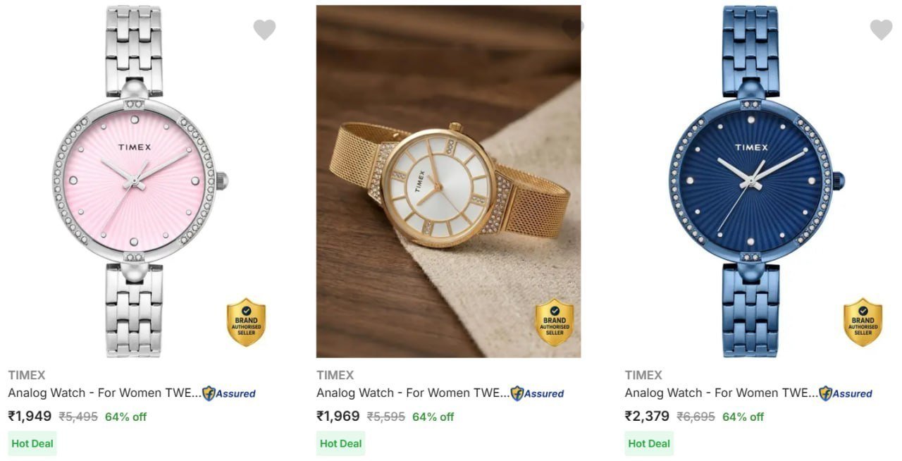 74 On Timex Watches