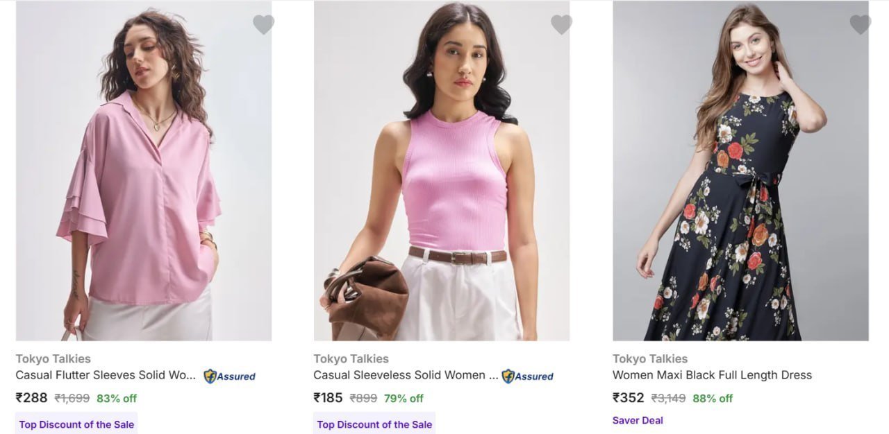 75 On Branded Womens Clothing