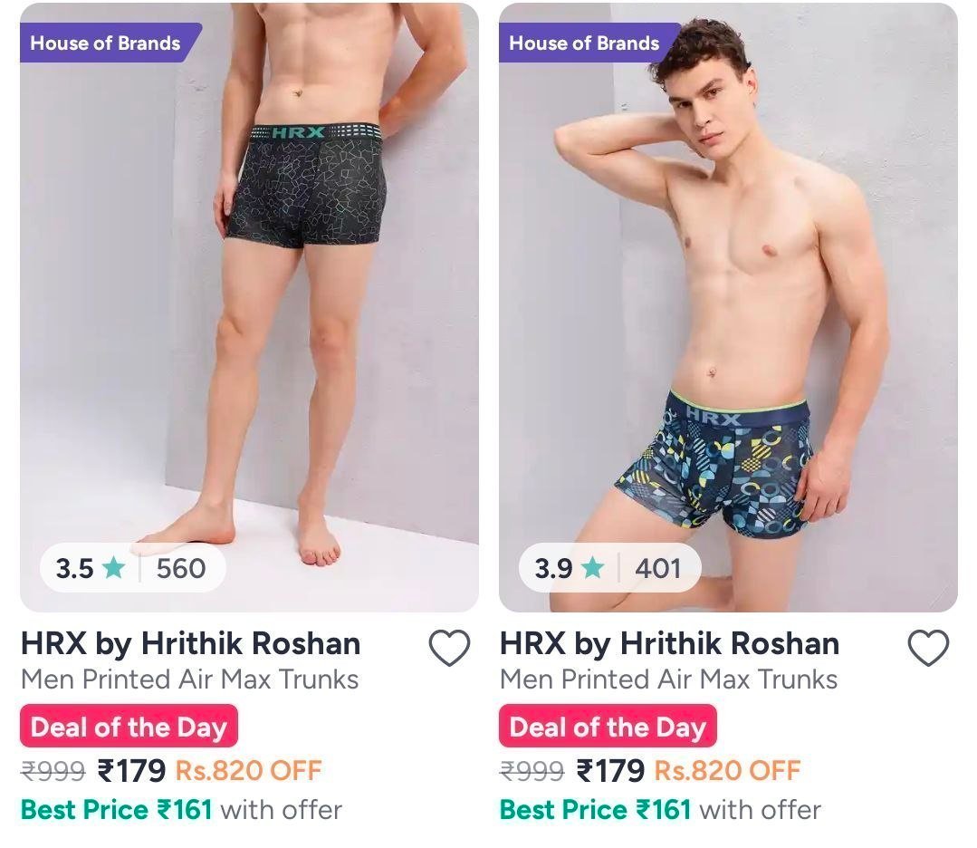75 On Hrx Clothing Men S Low To High Trackpants Tr