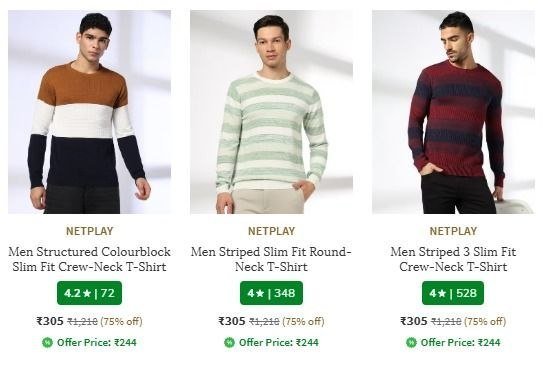 75 On Netplay Clothing T-shirts Shirts Trouse