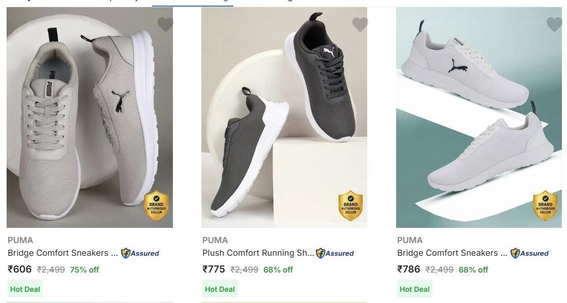 75 On Puma Sneakers