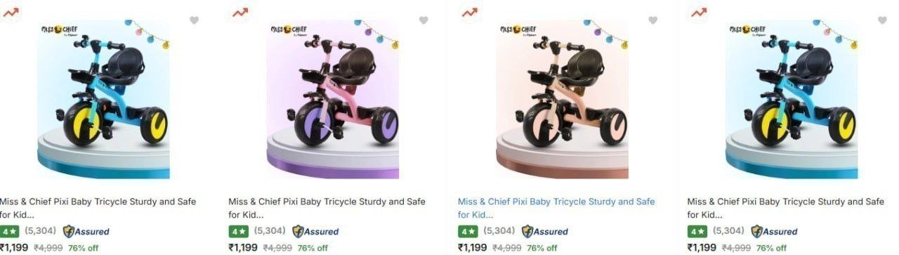 76 Of F- Miss Chief Tricycles For Kids