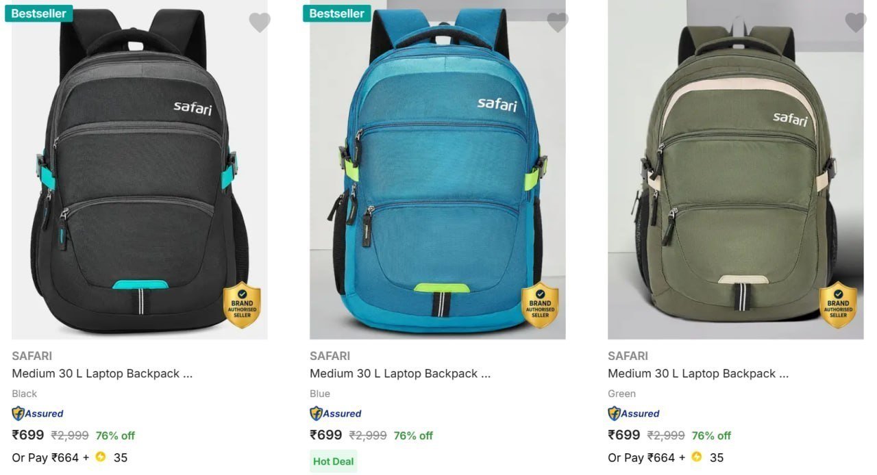 78 On Safari Backpacks