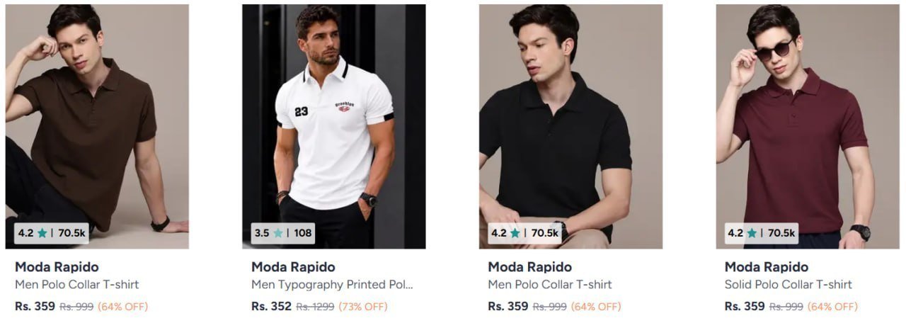 80 Moda Rapido Polo T-shirt