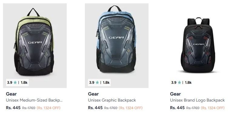 80 On Branded Backpacks Master Link Skybags S