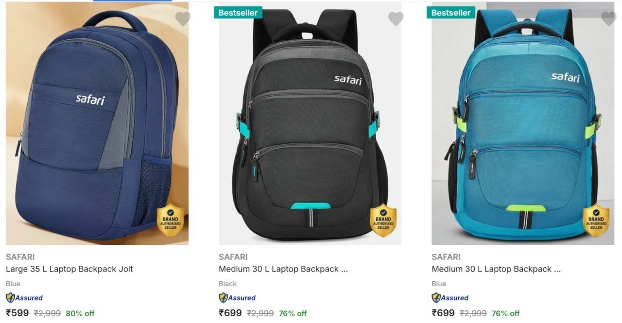 80 On Branded Backpacksskybags Safari Wildcra