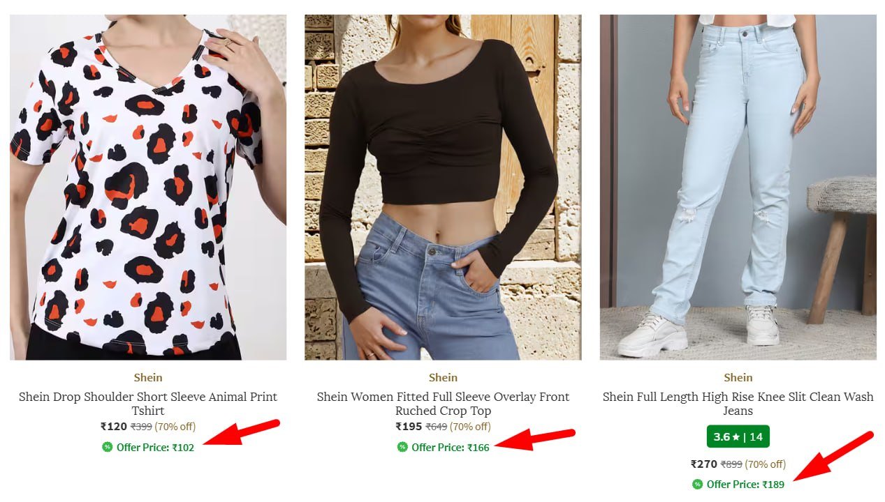 80 On Shein Clothing Women Low To High Men Lo
