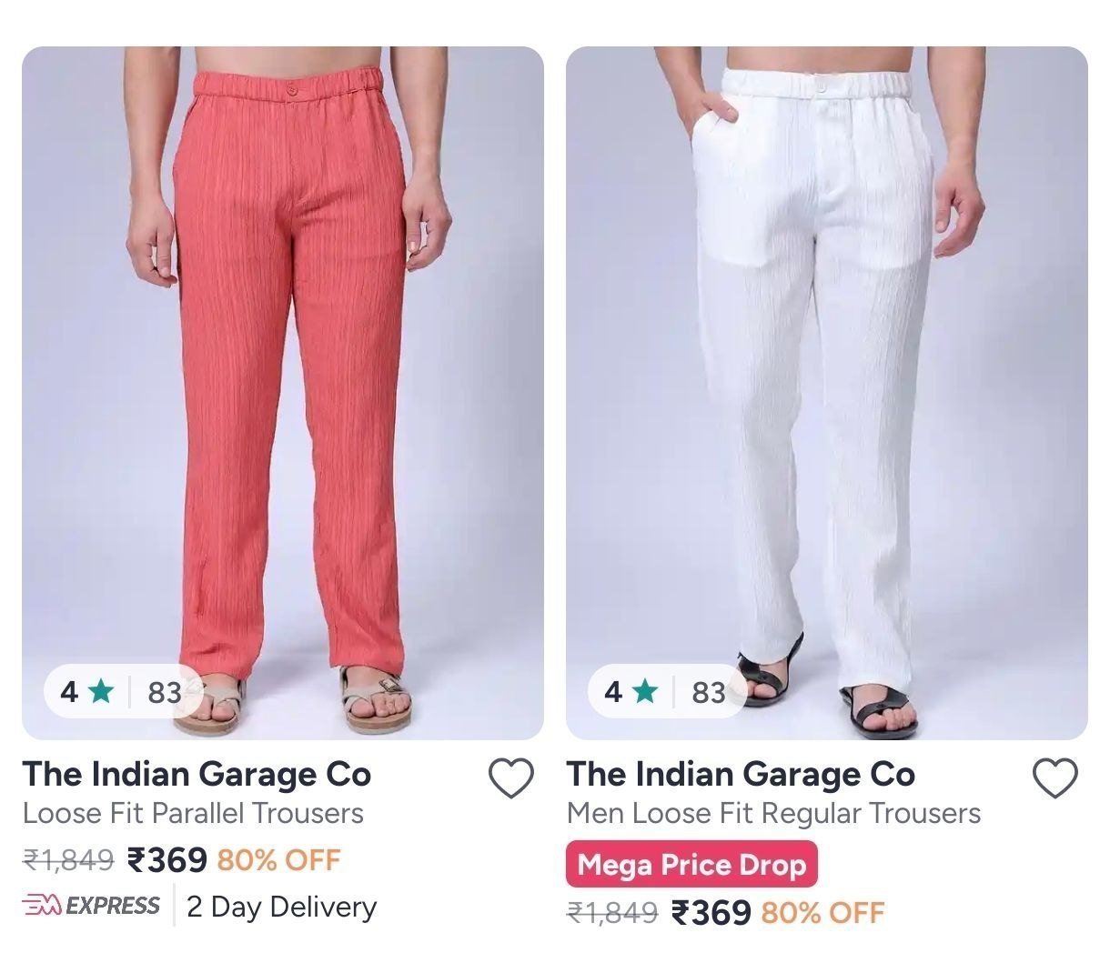 80 On The Indian Garage Clothing Trousers Jea